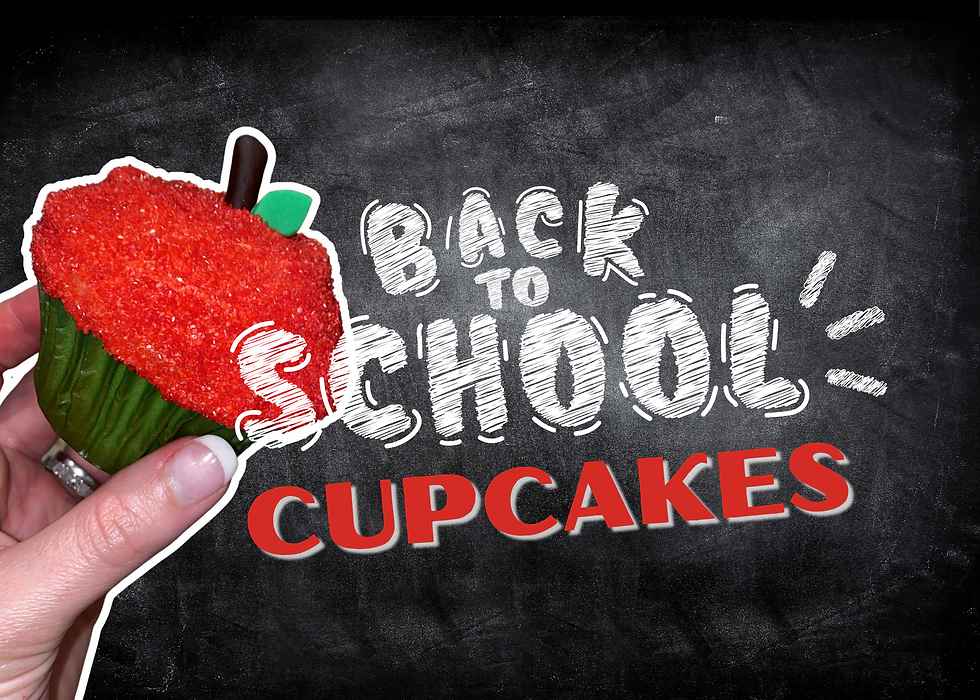 Back-To-School Apple Cupcakes