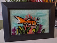 needle felted fish