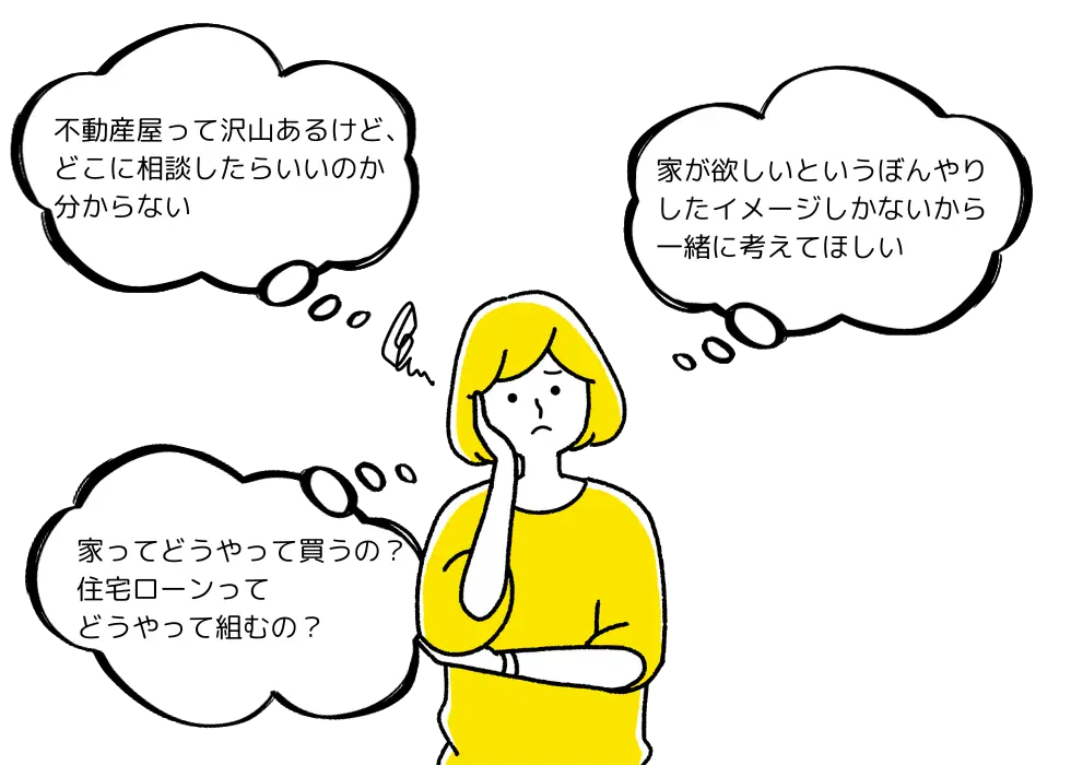 不動産屋って沢山あるけど、 どこに相談したらいいのか 分からない