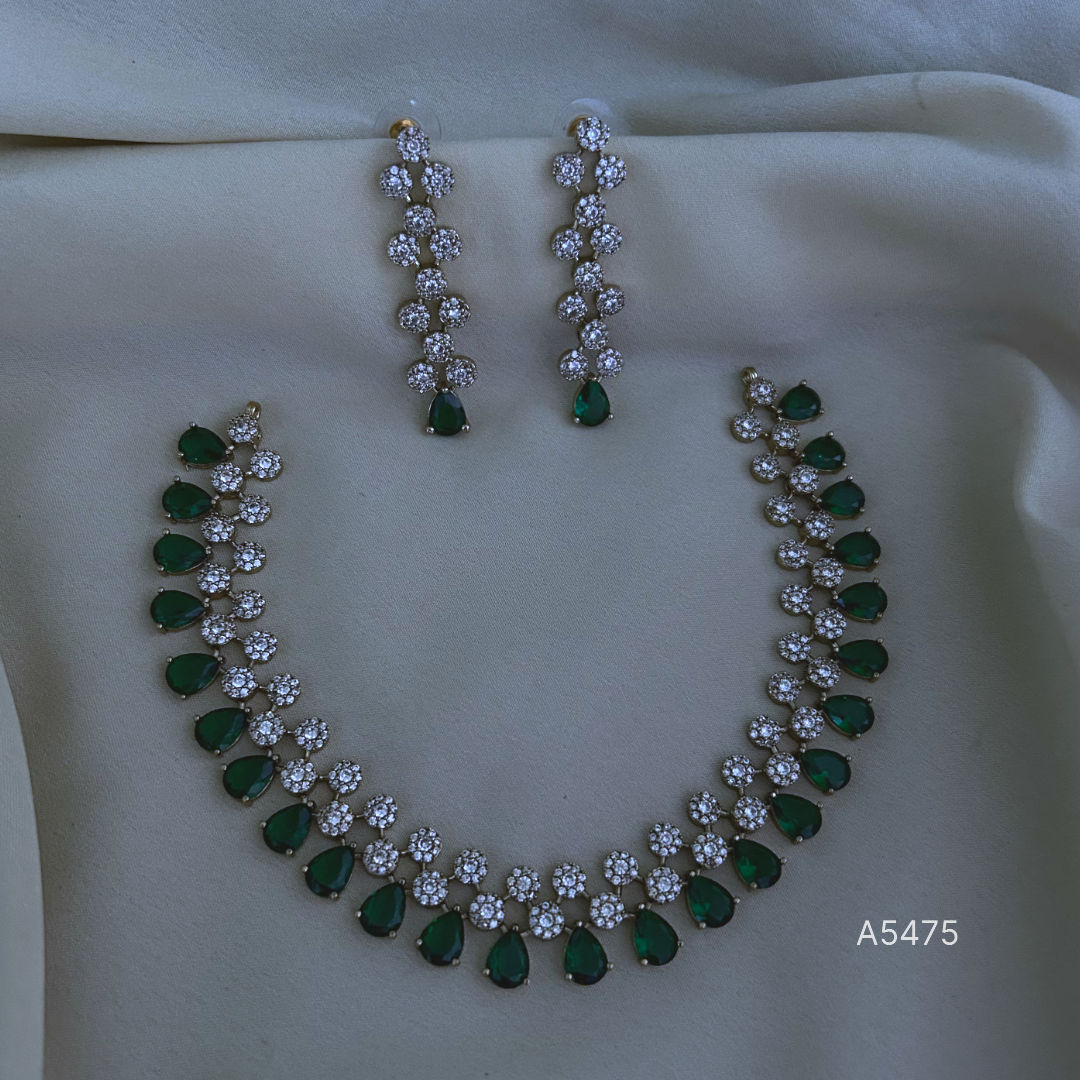 Antique Polished Short Necklace - A5475