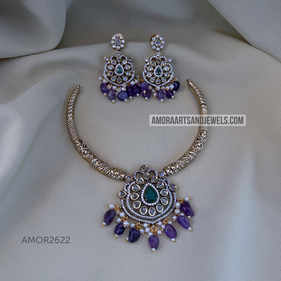 Victorian Short Necklace -  AMOR2622, AMOR2623