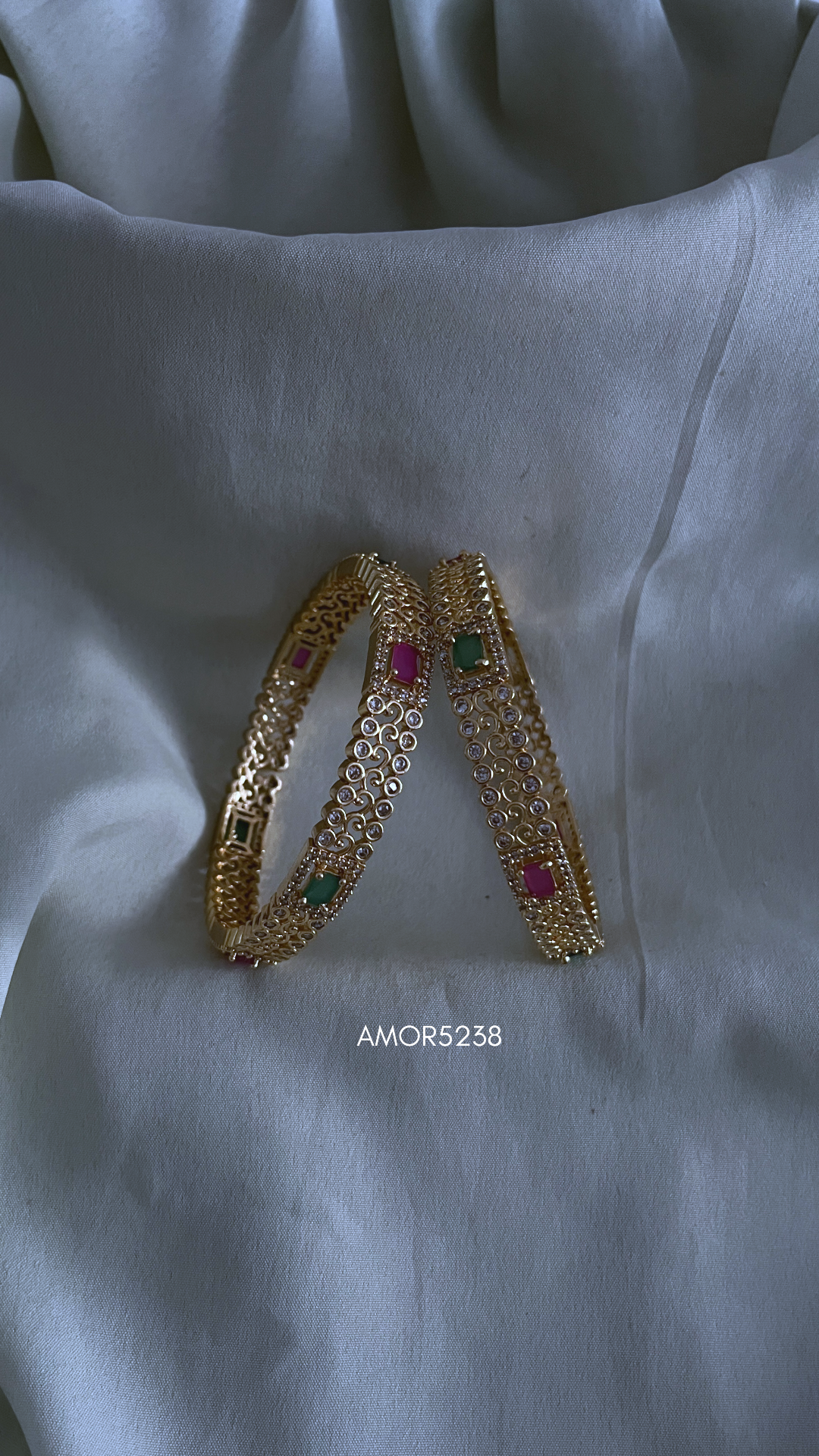 Antique Polished Bangles - AMOR5238