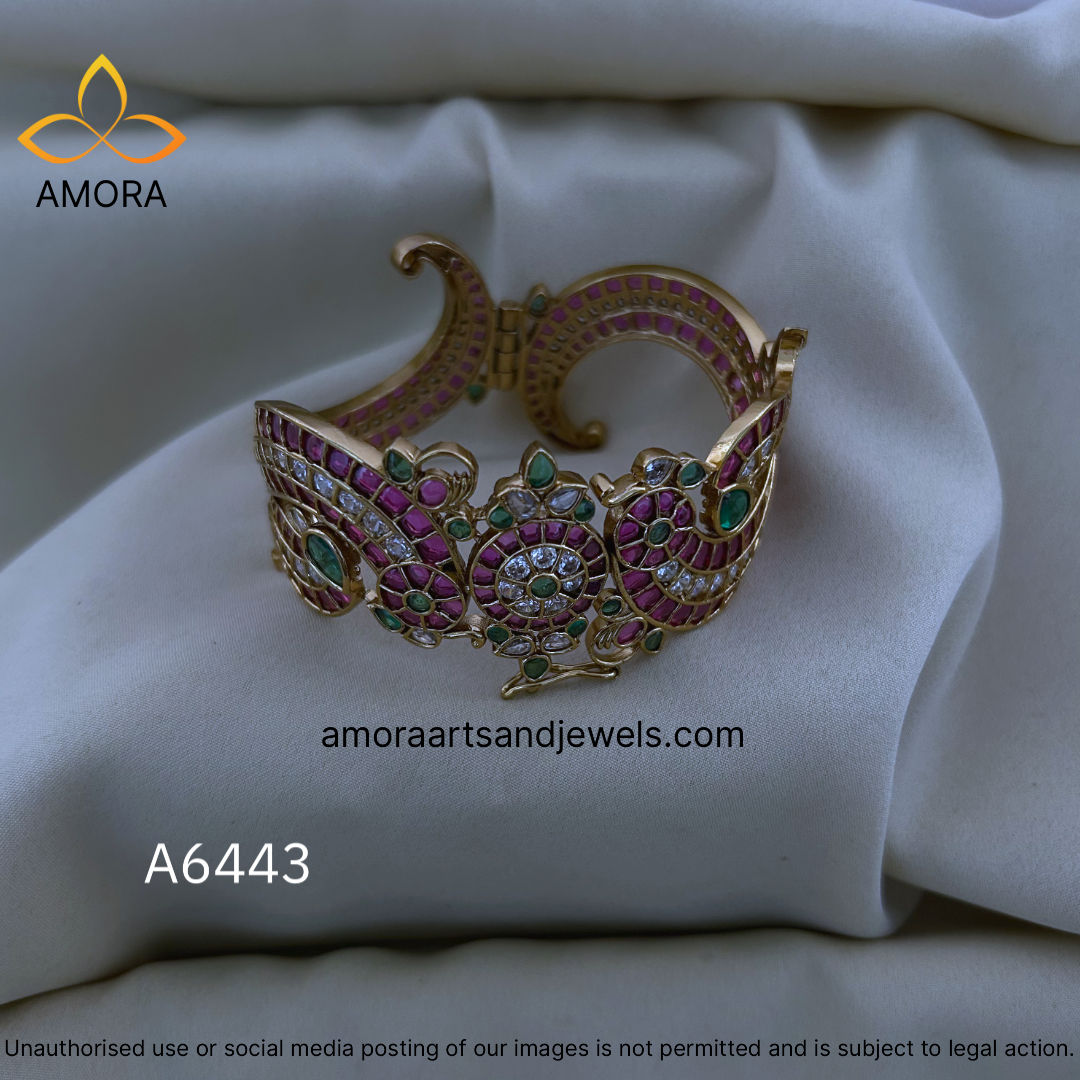 Antique Polished Openable Bangle or Kada - A6443