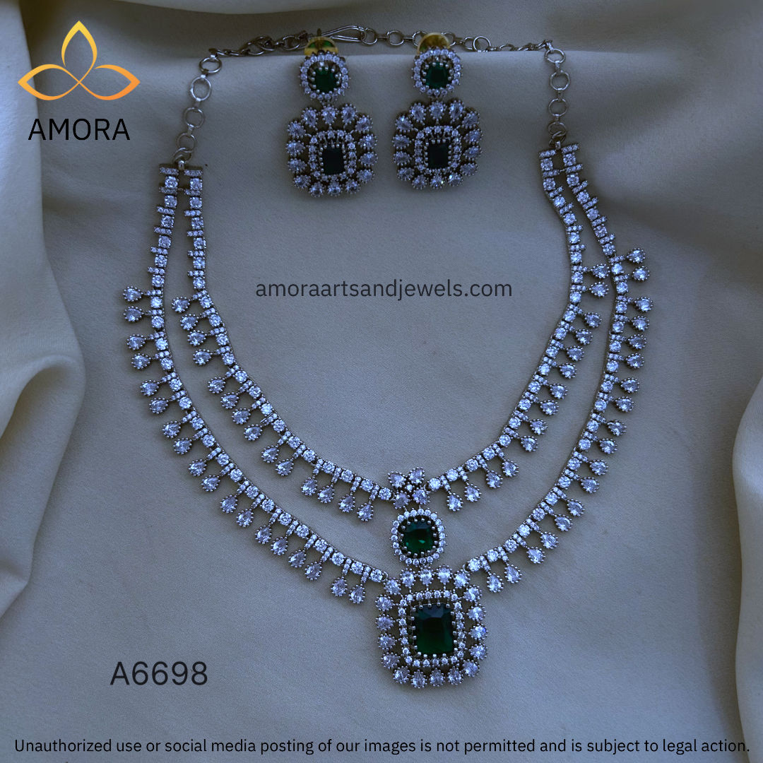 Antique Polished Short Necklace - A6698