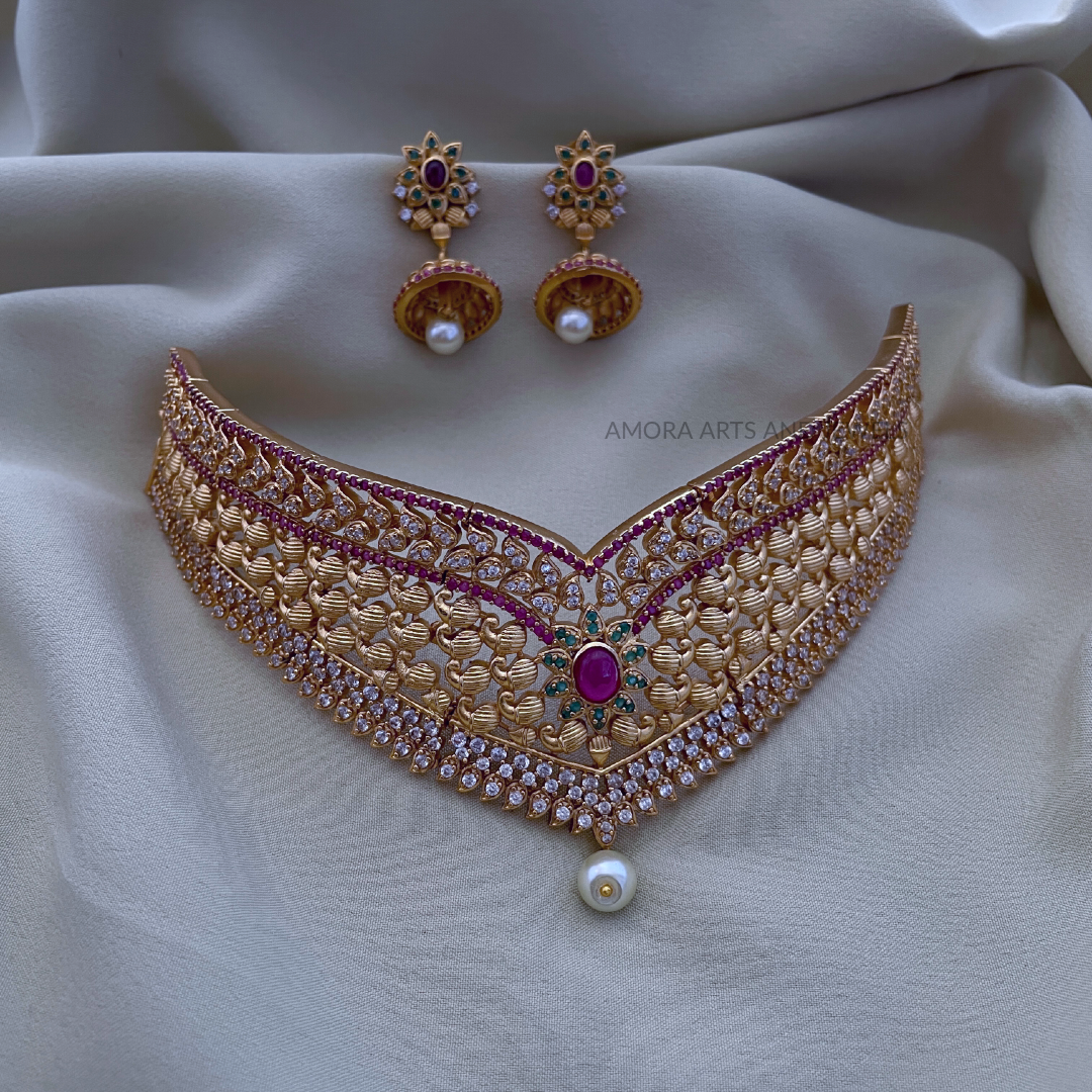 Antique High Neck Chocker 