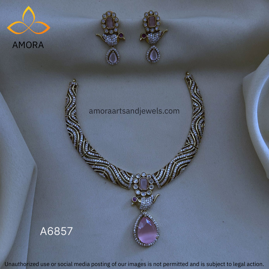 Antique Polished Short Necklace - A6857