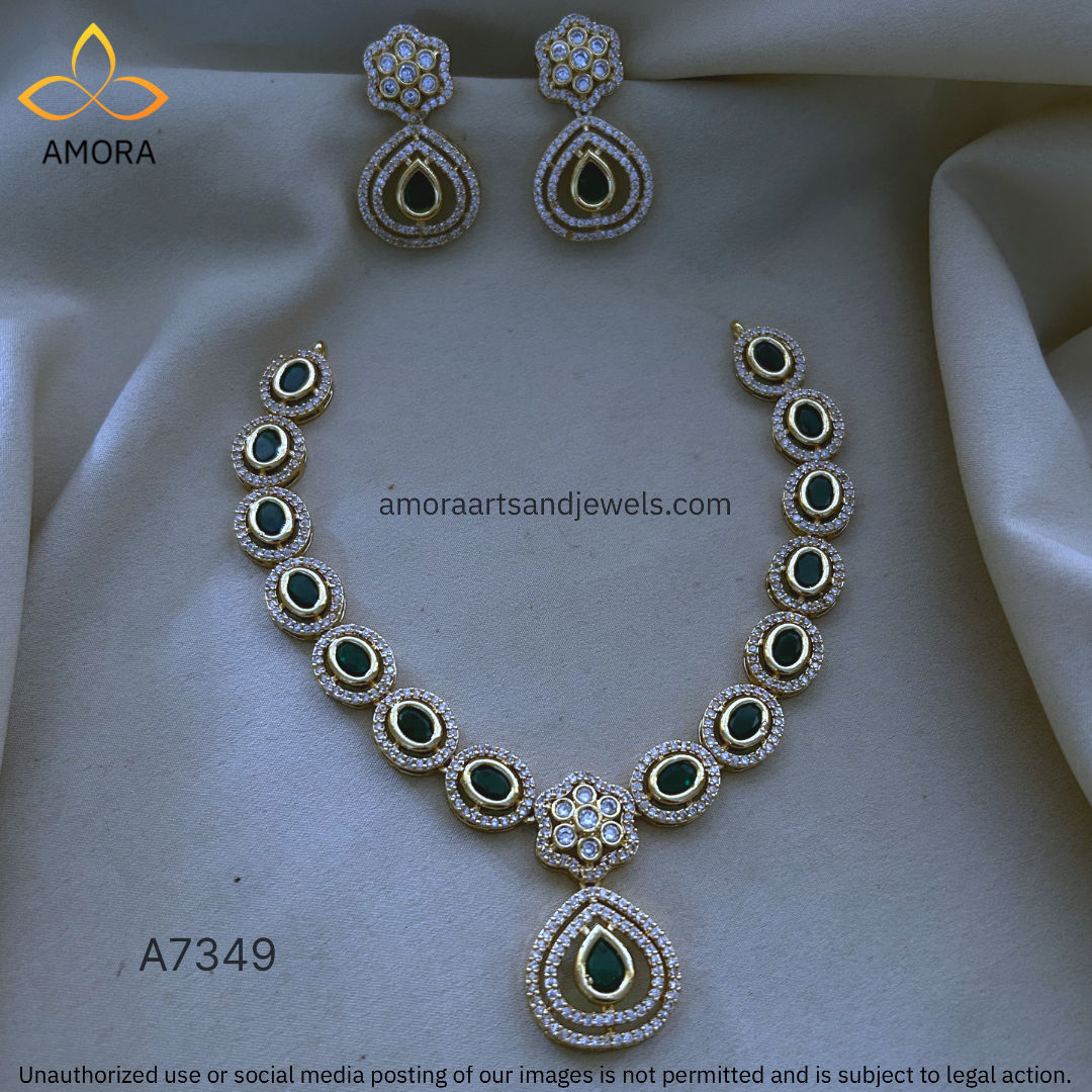 Antique Polished Short Necklace - A7349