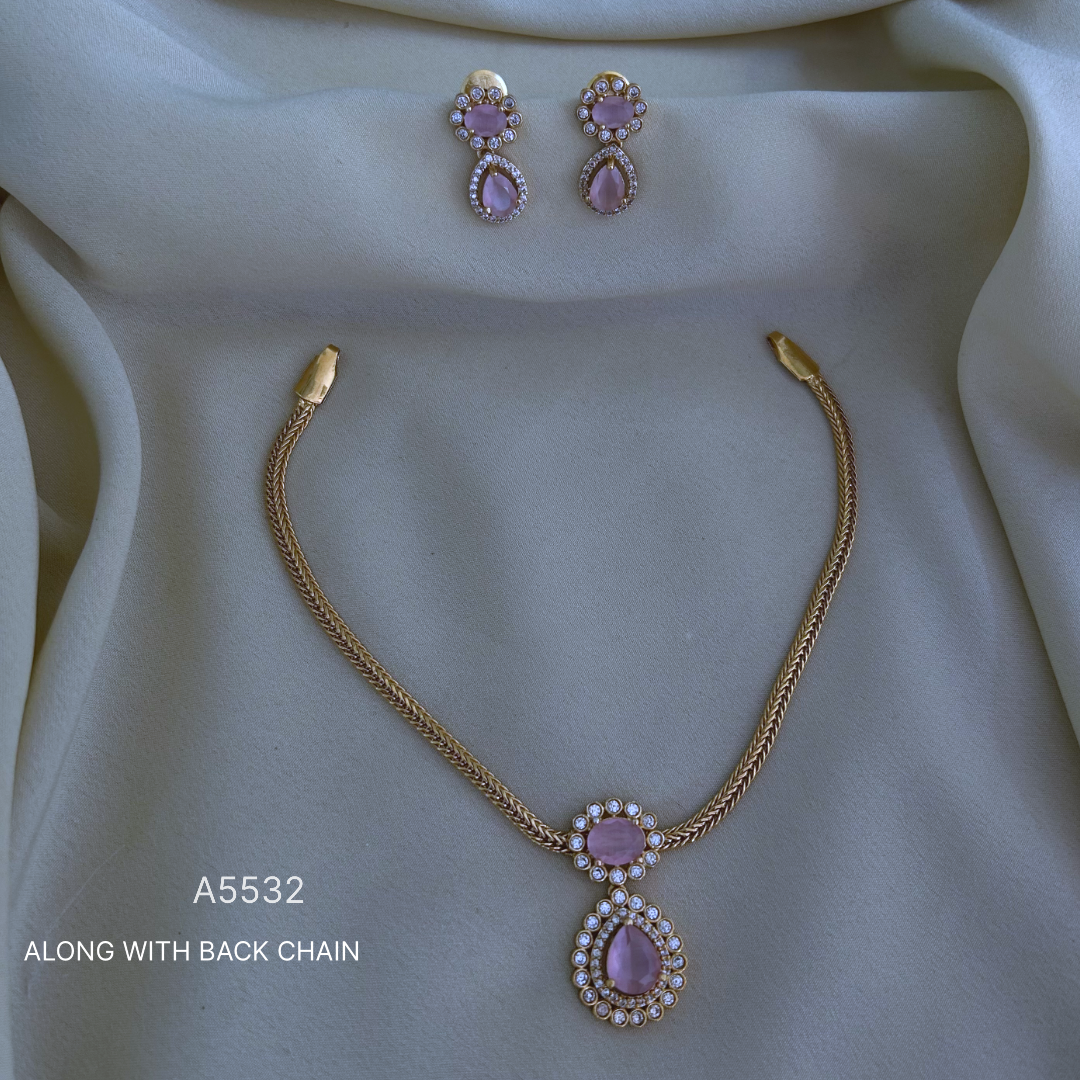 Antique Polished Short Necklace - A5532