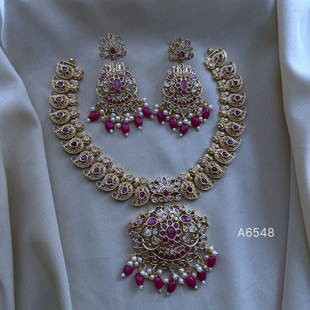 Antique Polished Short Necklace - A6548