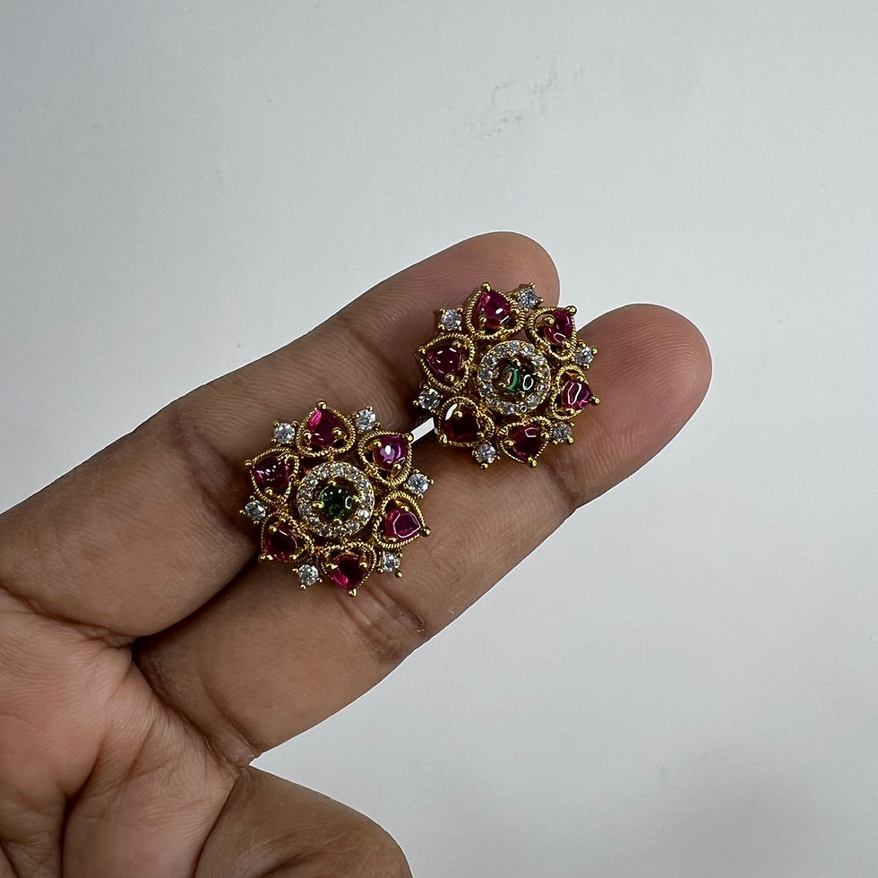 Thumbnail: Traditional stud Earring - A6676