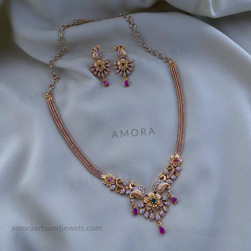 Antique Short Necklace Amora Art and Jewels