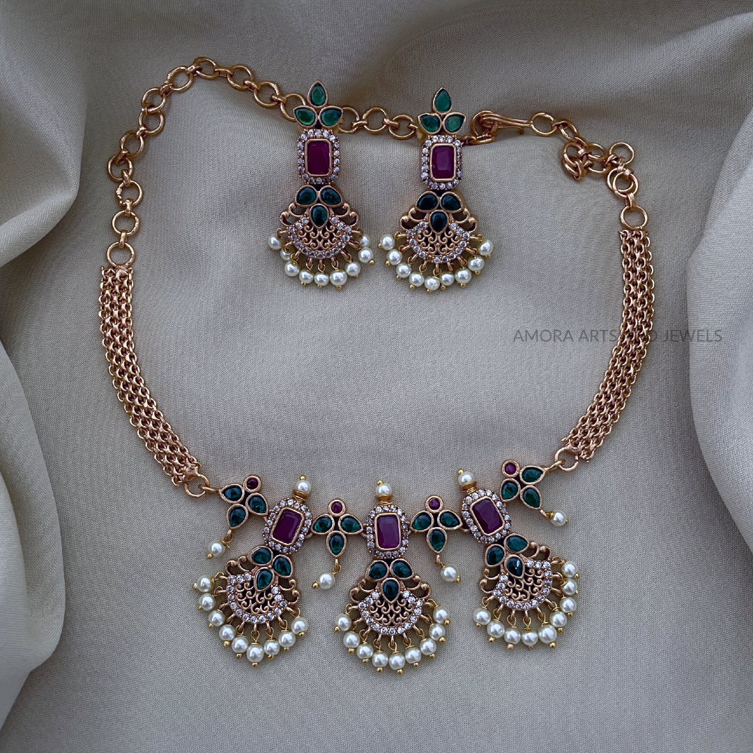 Antique High Neck Chocker 