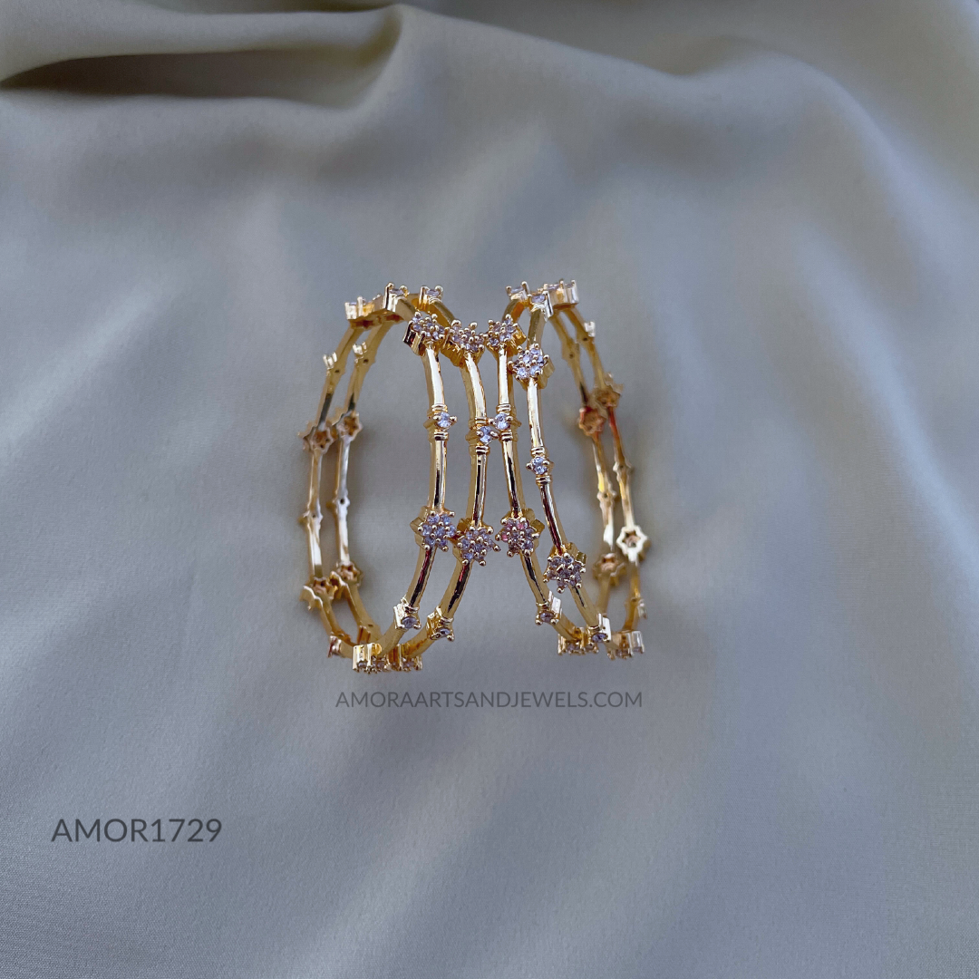 Gold Polished Bangles