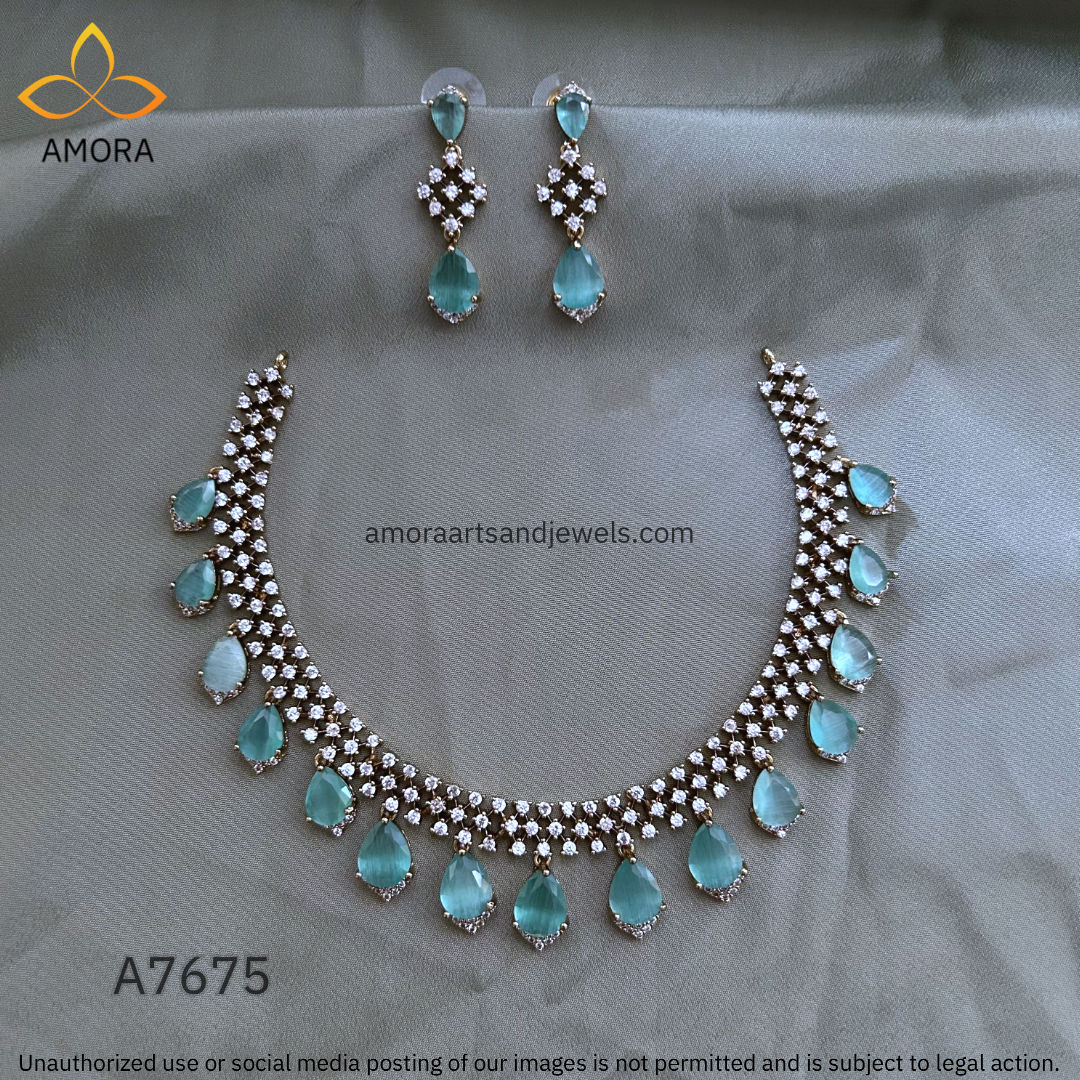 Antique Polished Short Necklace - A7675
