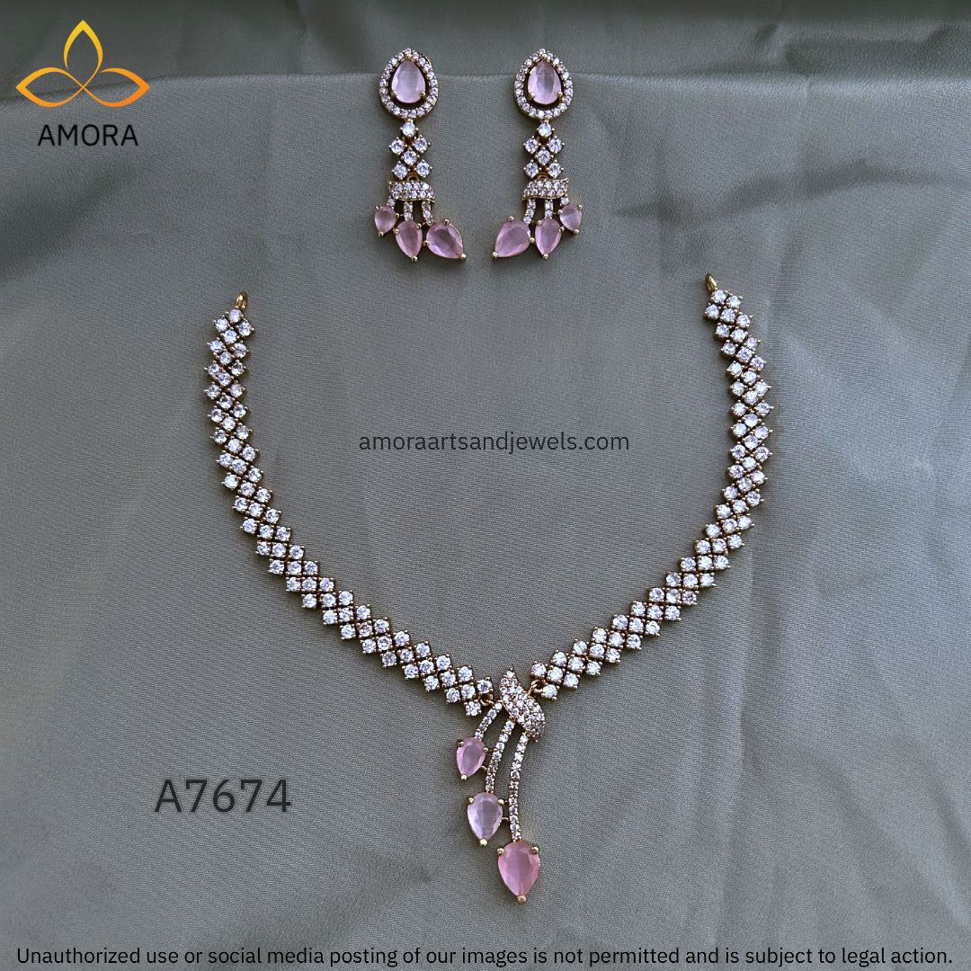 Antique Polished Short Necklace - A7674