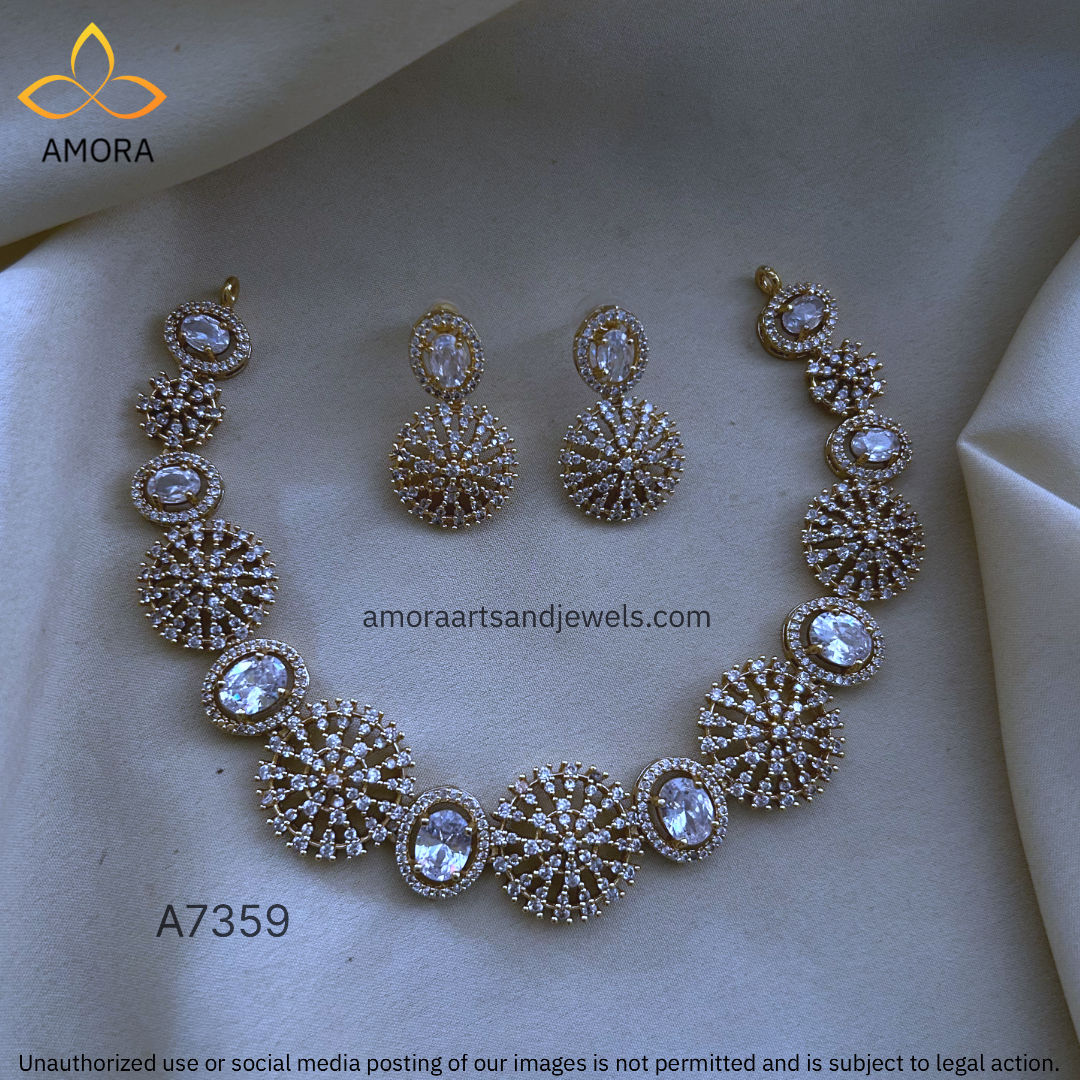 Antique Polished Short Necklace - A7359