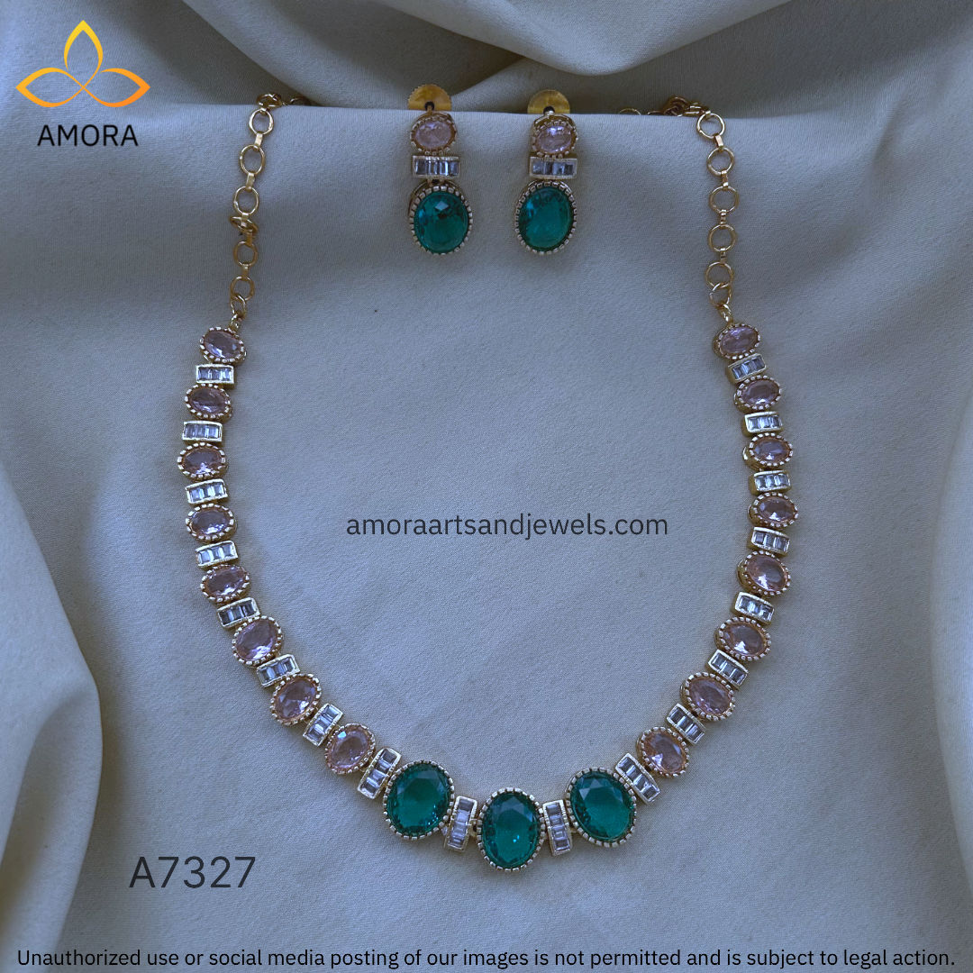 Antique Polish Short Necklace - A7327
