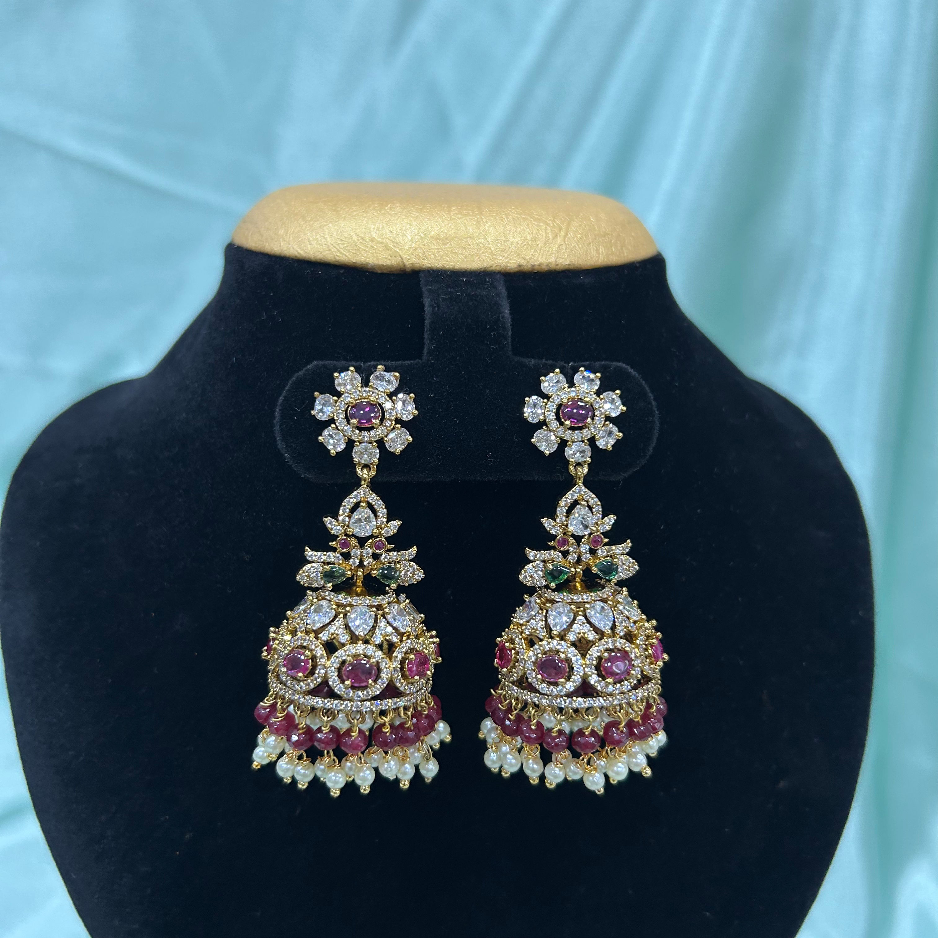 Antique Jhumka - 6 cm Length - A6321