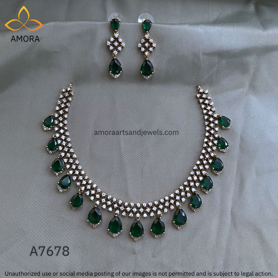 Antique Polished Short Necklace - A7678