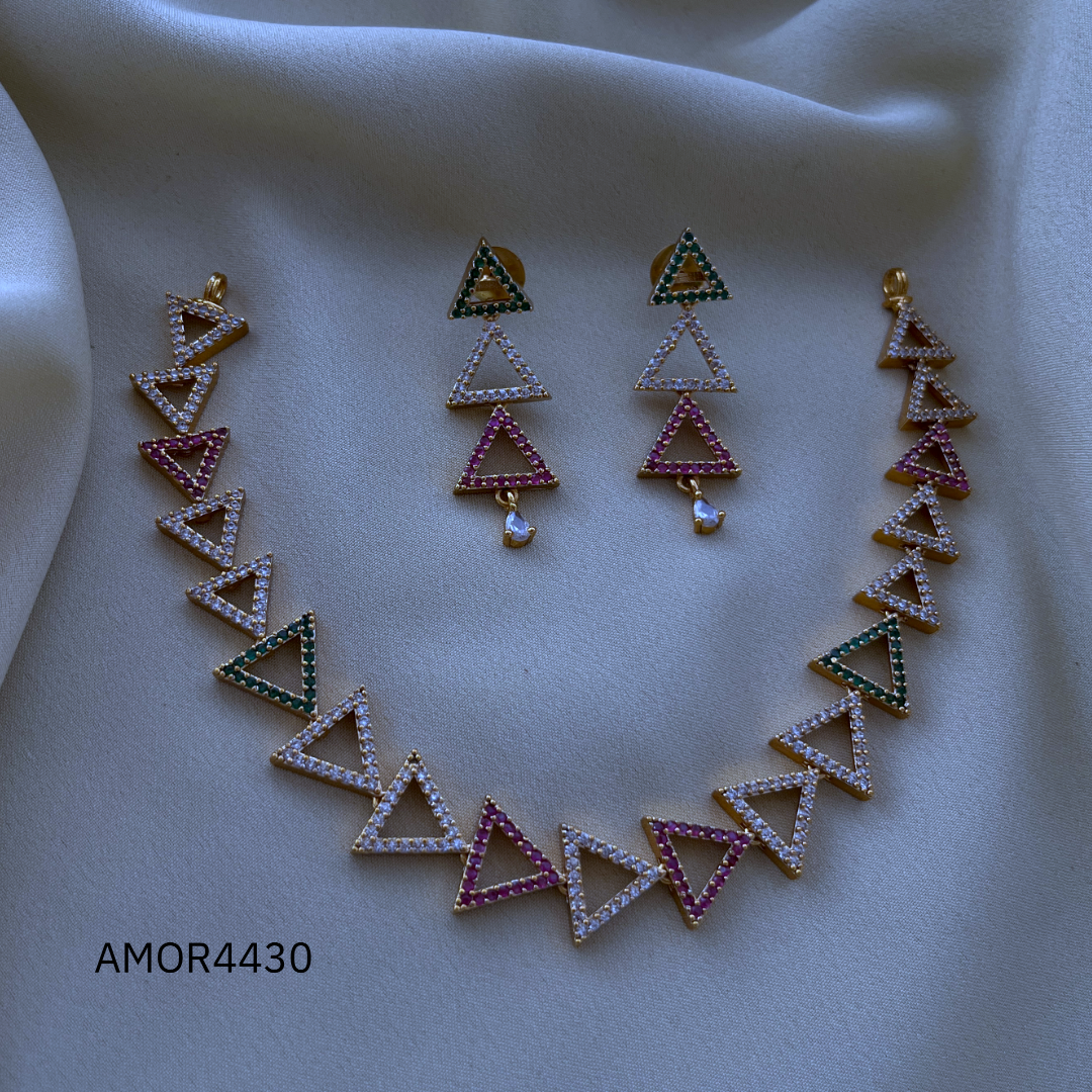 Antique Polished Short Necklace - AMOR4430