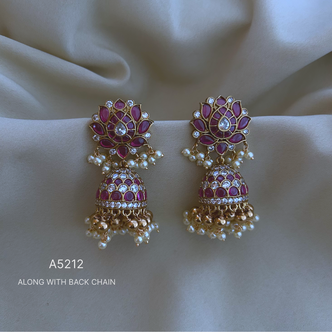 Antique Jhumka - 5.5cm Length - A5212
