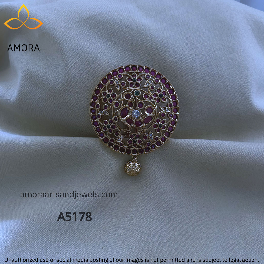 Antique Polished Jadabilla (Hair Brooch) - A5178