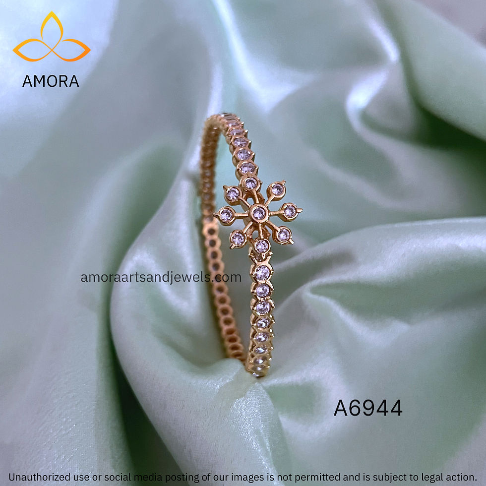 Thumbnail: Gold Polished single kada or bangle - A6944