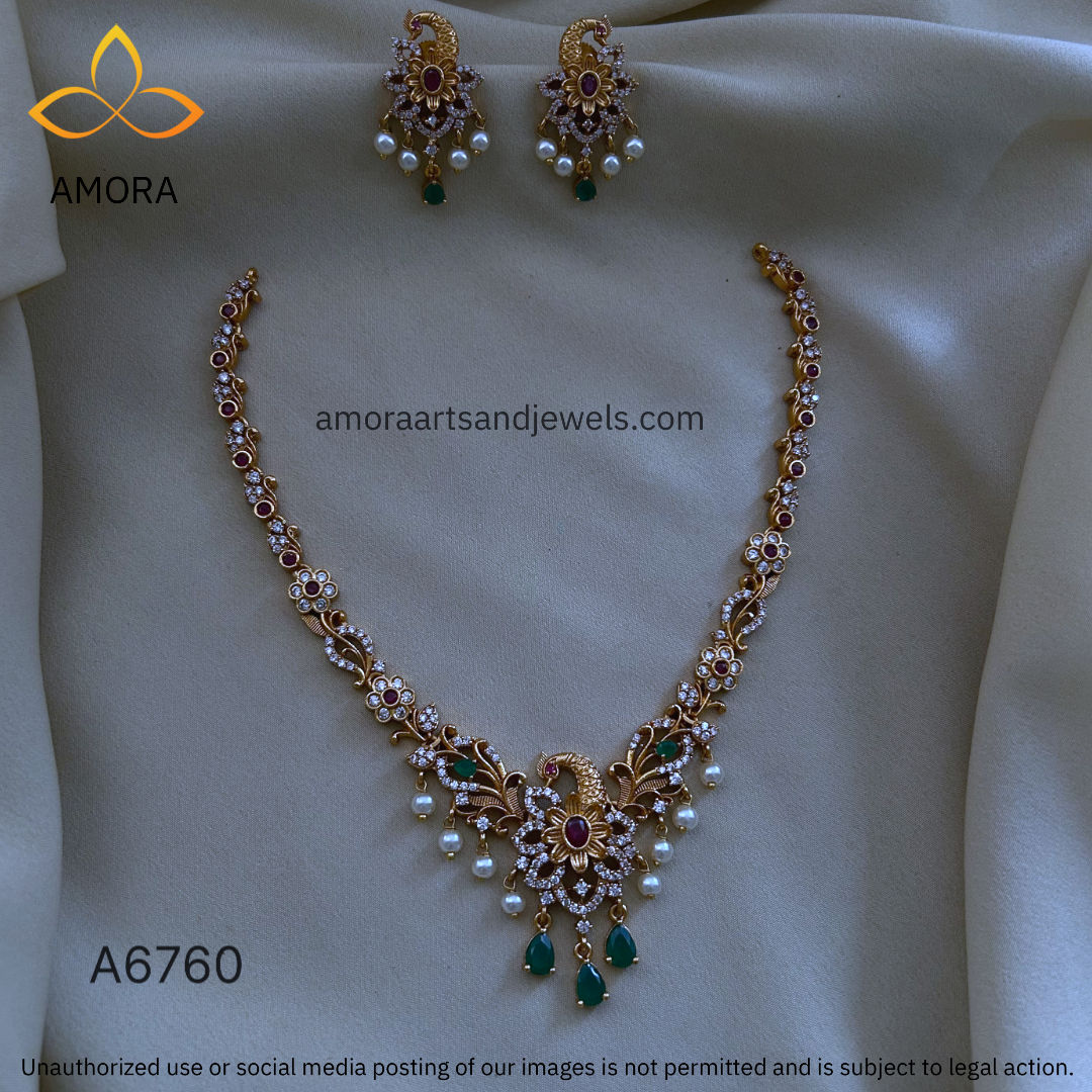Antique Short Necklace - A6760