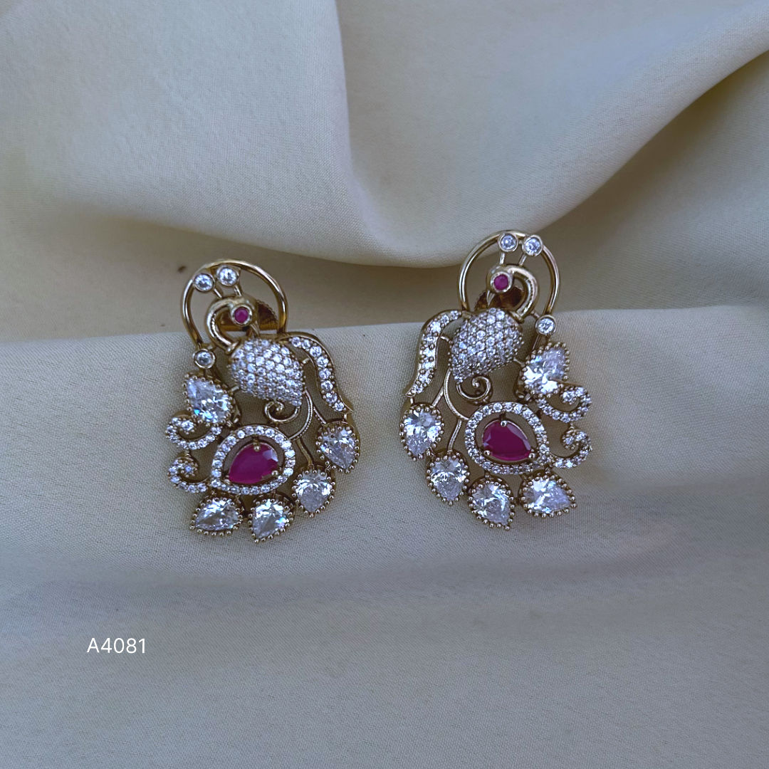 Antique Enticing Chandbali - 4.5cm - A4081