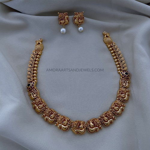 Antique Short Necklace Amora Art and Jewels