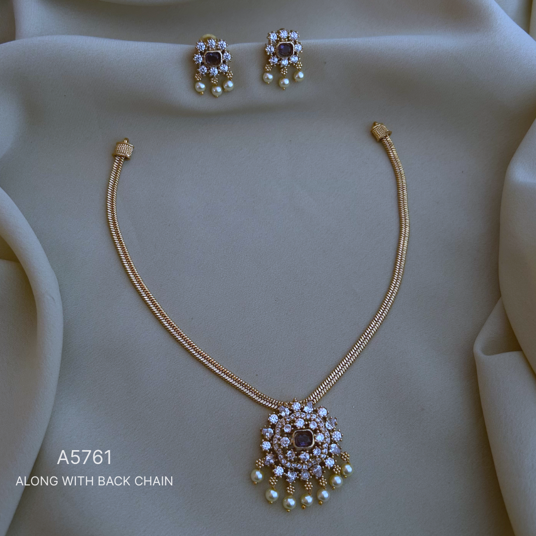 Antique Polished Short Necklace - A5761