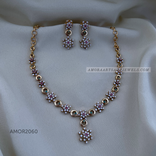 Antique Short Necklace Amora Art and Jewels