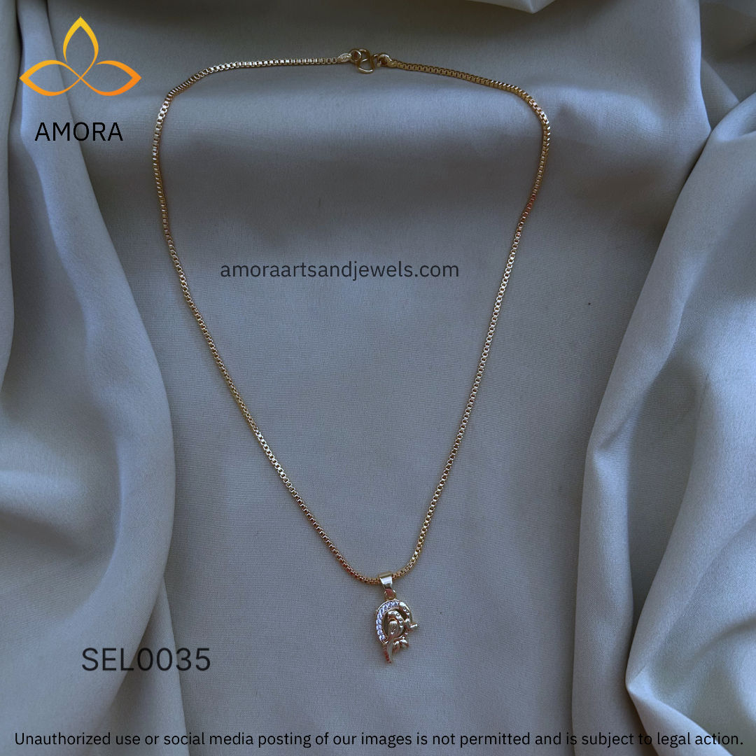 Gold Polish AD Short Chain- SEL0035