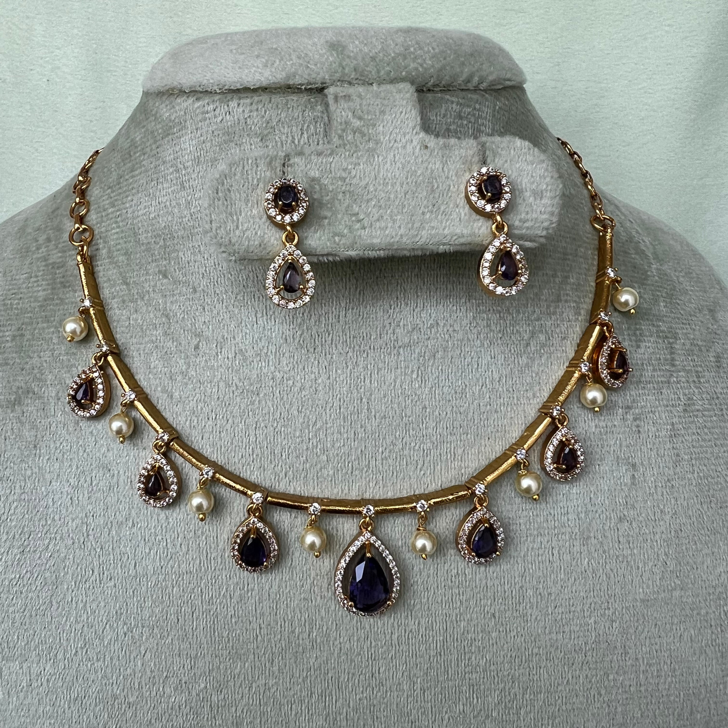 Antique Polished Short Necklace - A6270