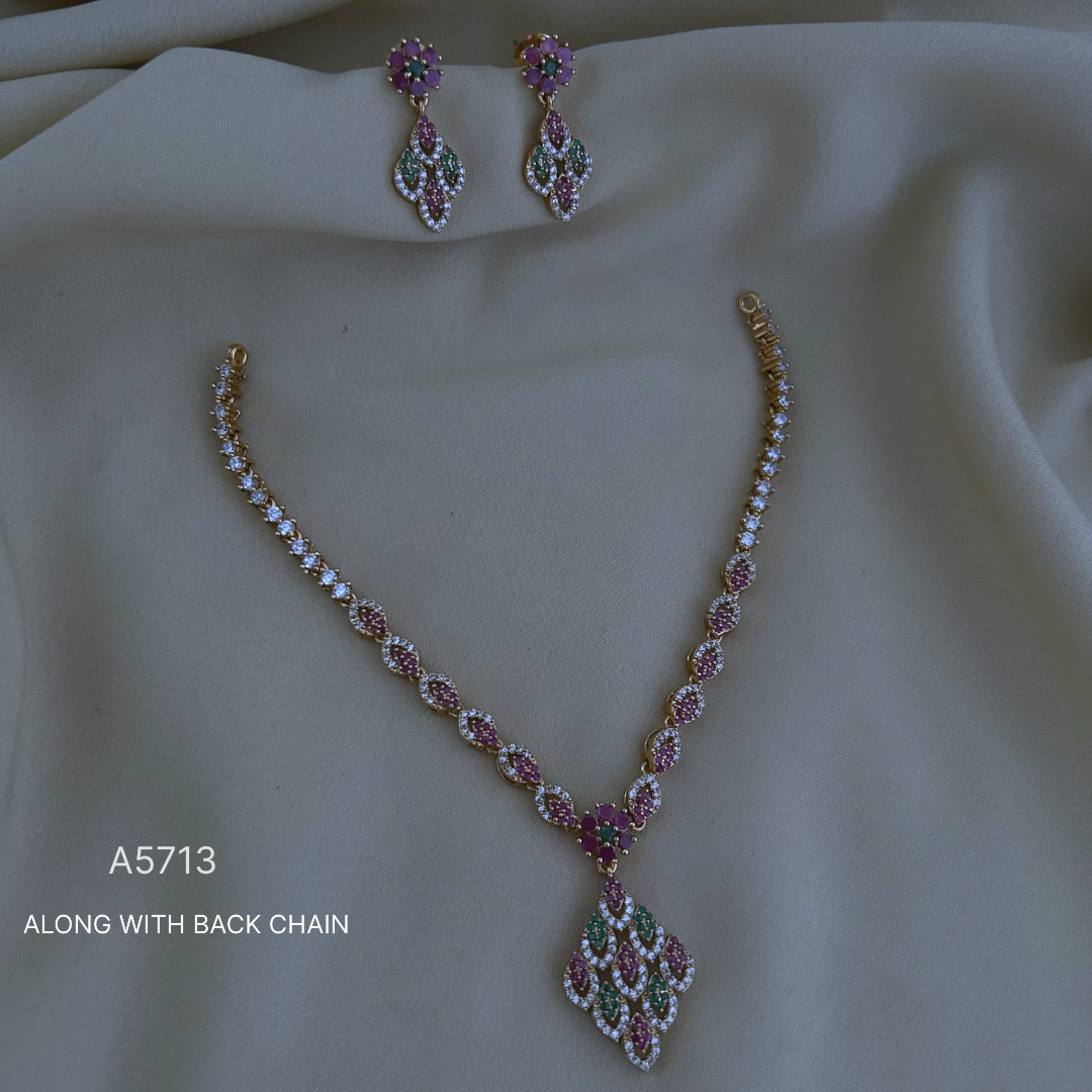 Antique Polished Short Necklace - A5713