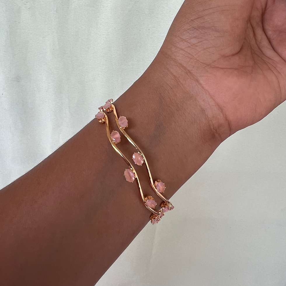 Thumbnail: Gold Polished Bangles - A6344