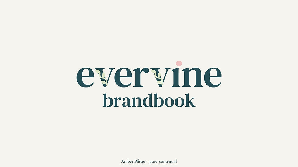 Brandbook van Evervine