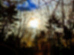 Full moon over tea light labyrinth