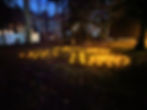 Tea light labyrinth entrance