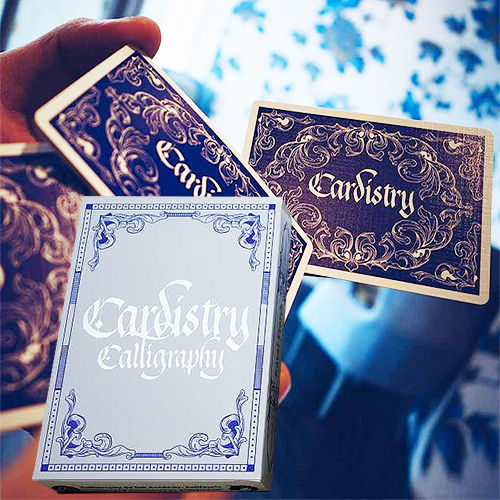 *Cardistry Calligraphy - Blue