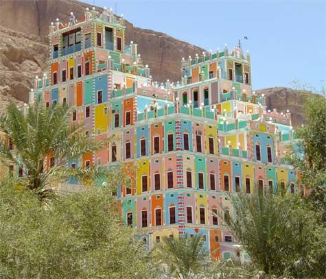Mudbrick architecture in the Yemen