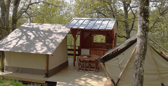 Tente aménagée Auvergne