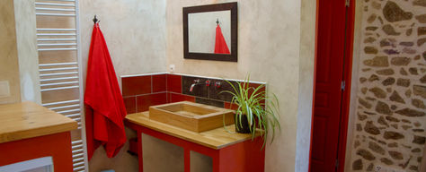 salle de bain privative gite de groupe