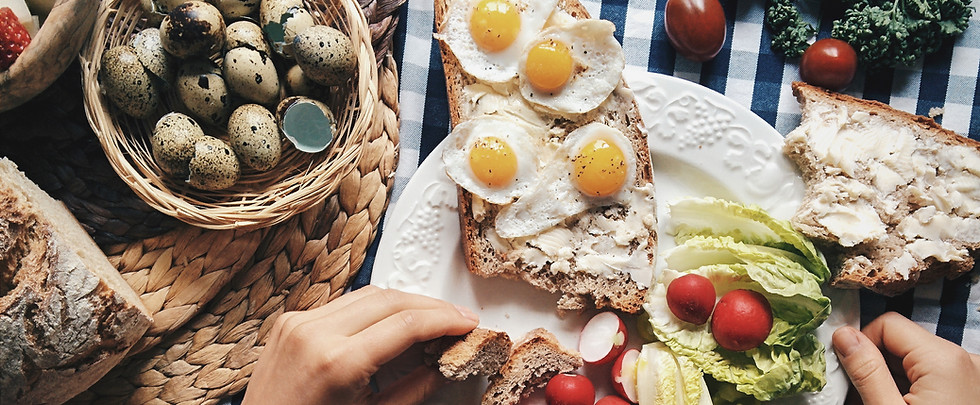 brunch foods set on a table