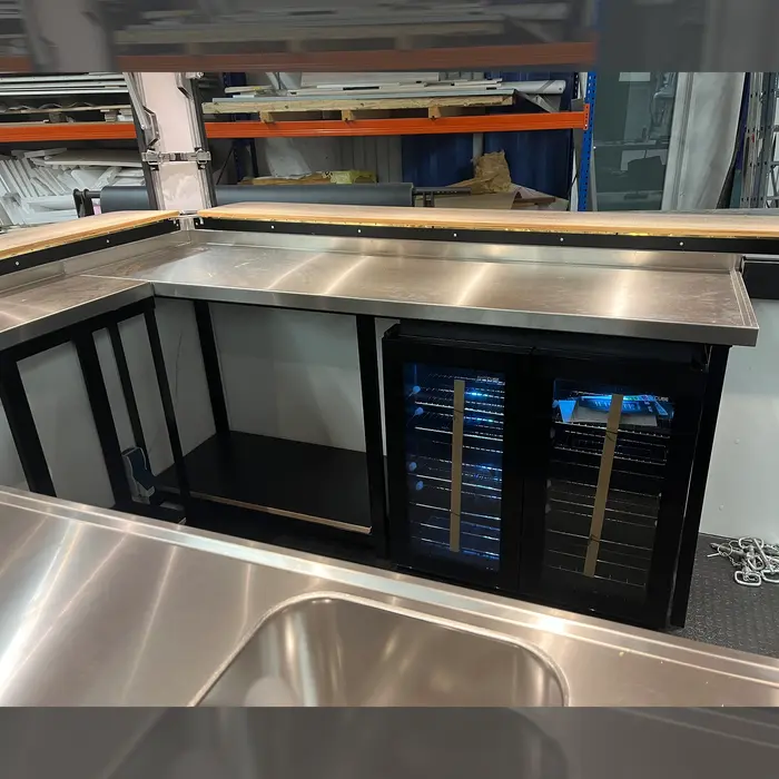 10 ft Bar‑Container Verkaufsbereich