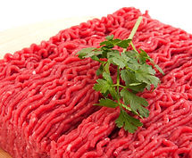 Peito de frango desfiado cozido congelado e carne moída
