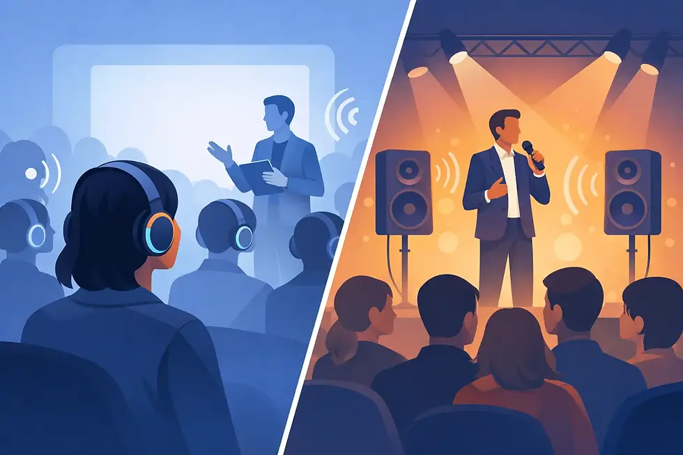 Silent Seminar vs PA Speakers: Which Fits?
