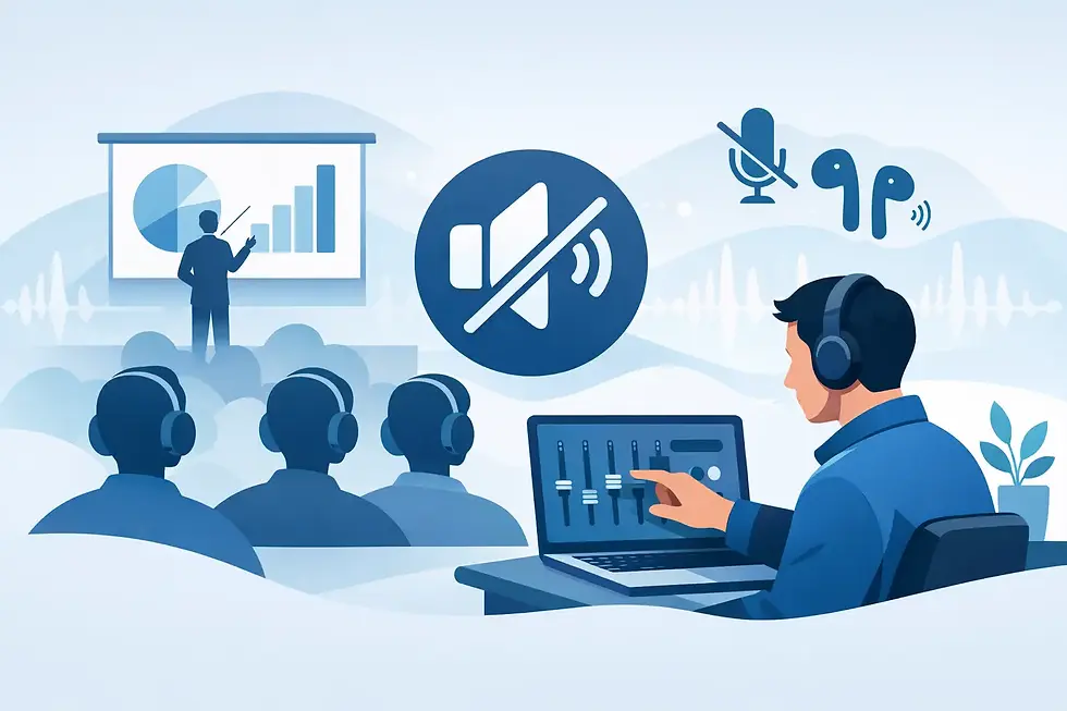 How to Set Up Silent Keynote Audio