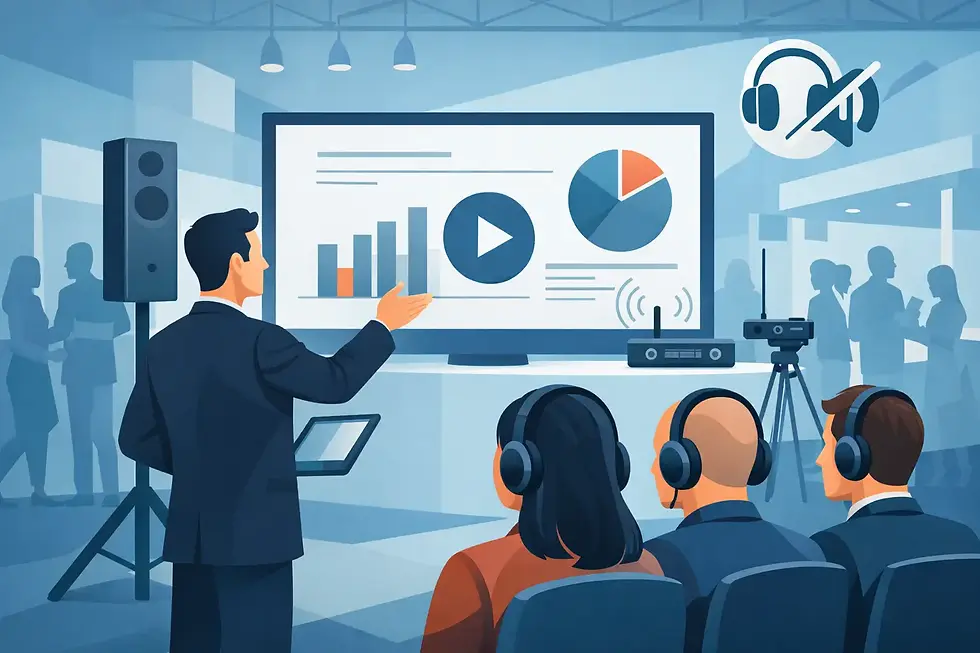 Trade Show Silent Presentation System Guide