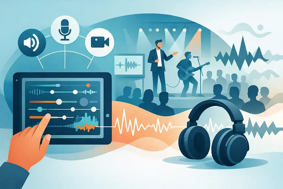 Multi Channel Event Audio That Cuts Noise